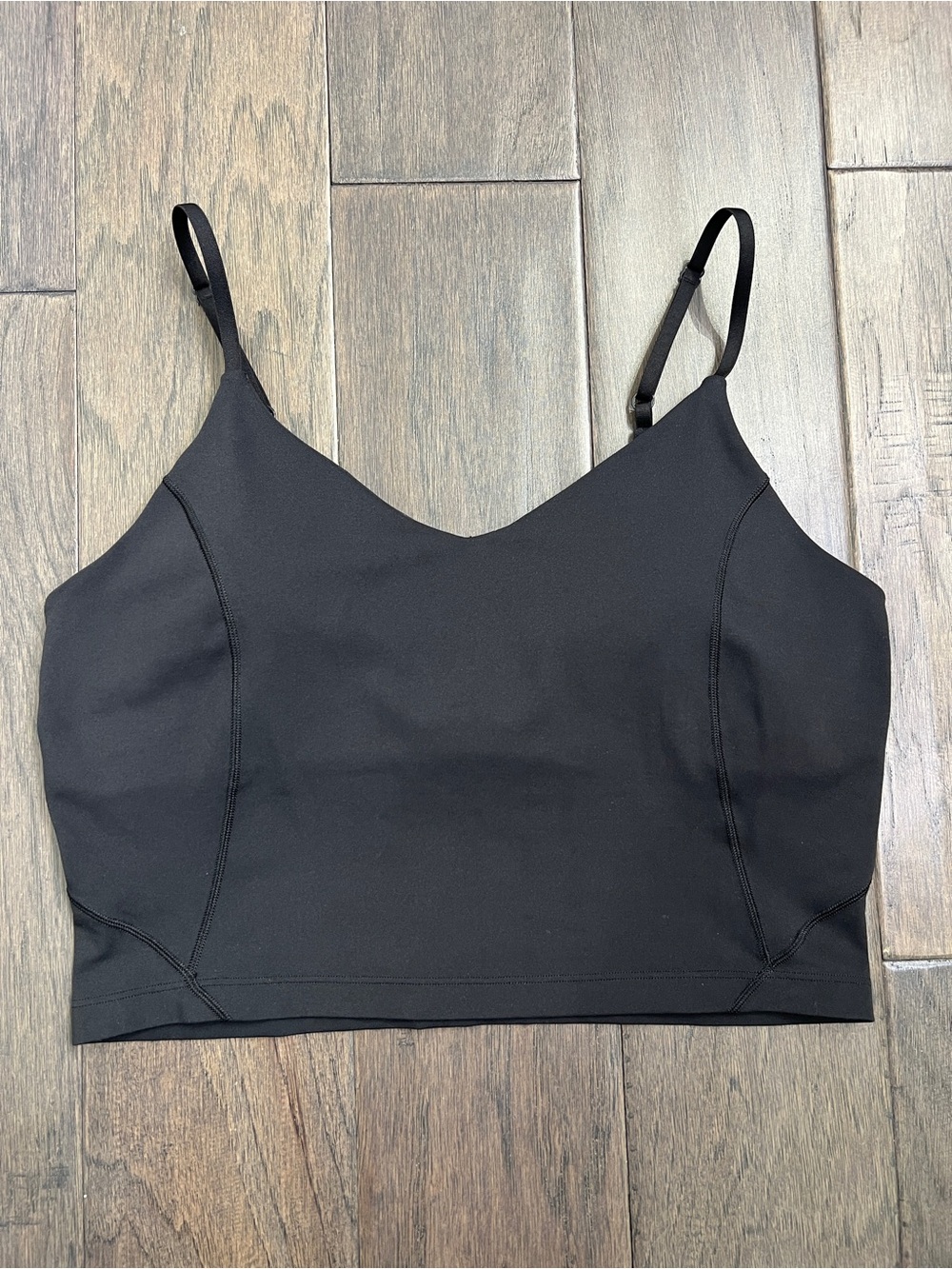 Lululemon Align Cropped Cami Tank Top *Light Support, C/D Cup Black